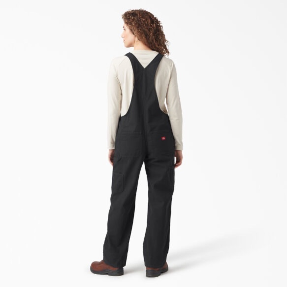 Long relaxed fit overalls